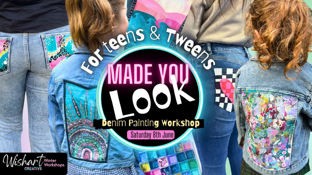 ‘Made you Look- Denim Painting’- Saturday 8 June (ages 9+)