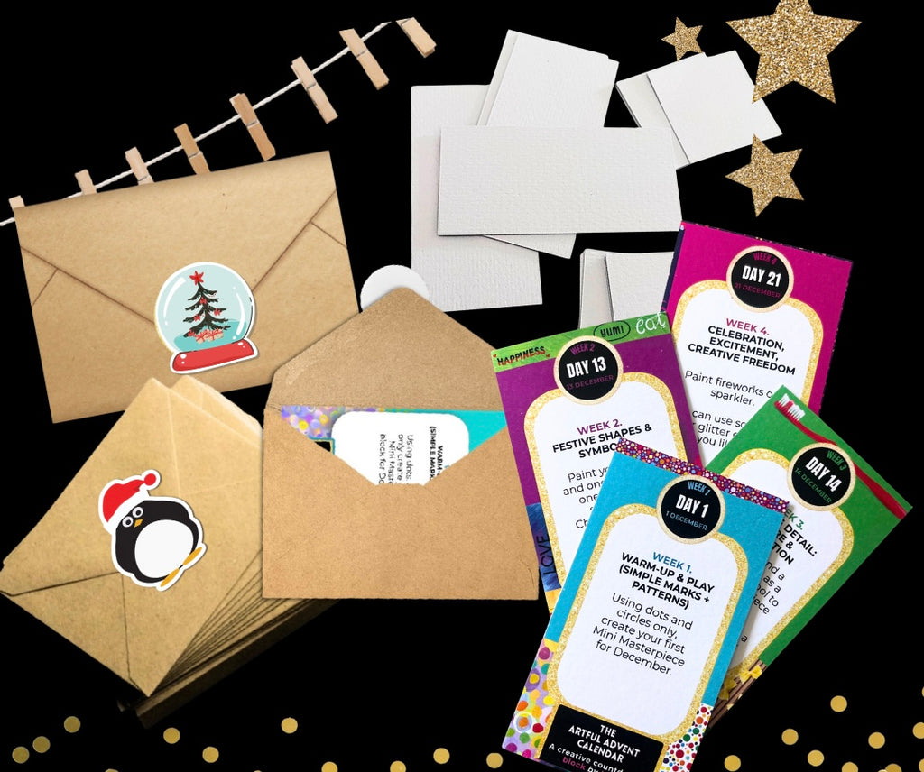 ⭐️⭐️LAST MINUTE ADDITION***The Artful Advent – Paper & Prompt Pack