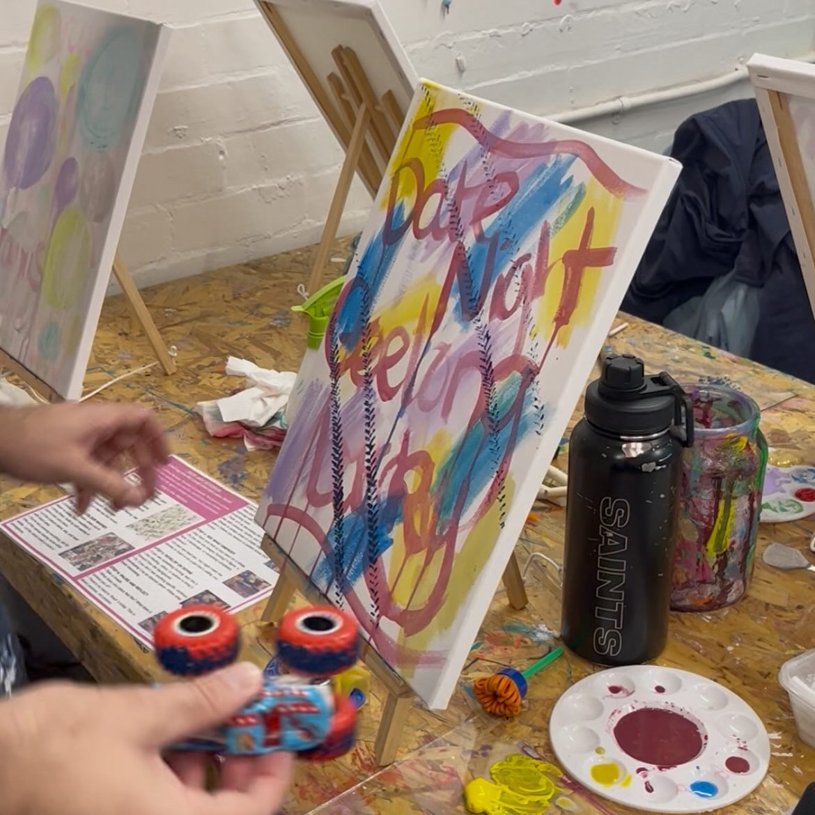 SIP. SPLATTER. Repeat! - Anti-art @FarmDog Brewing, McGlashan's Estate
