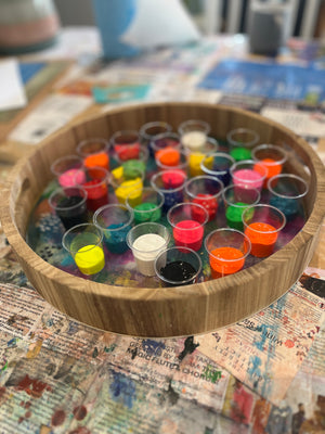 SIP. SPLATTER. Repeat! - Anti-art @FarmDog Brewing, McGlashan's Estate