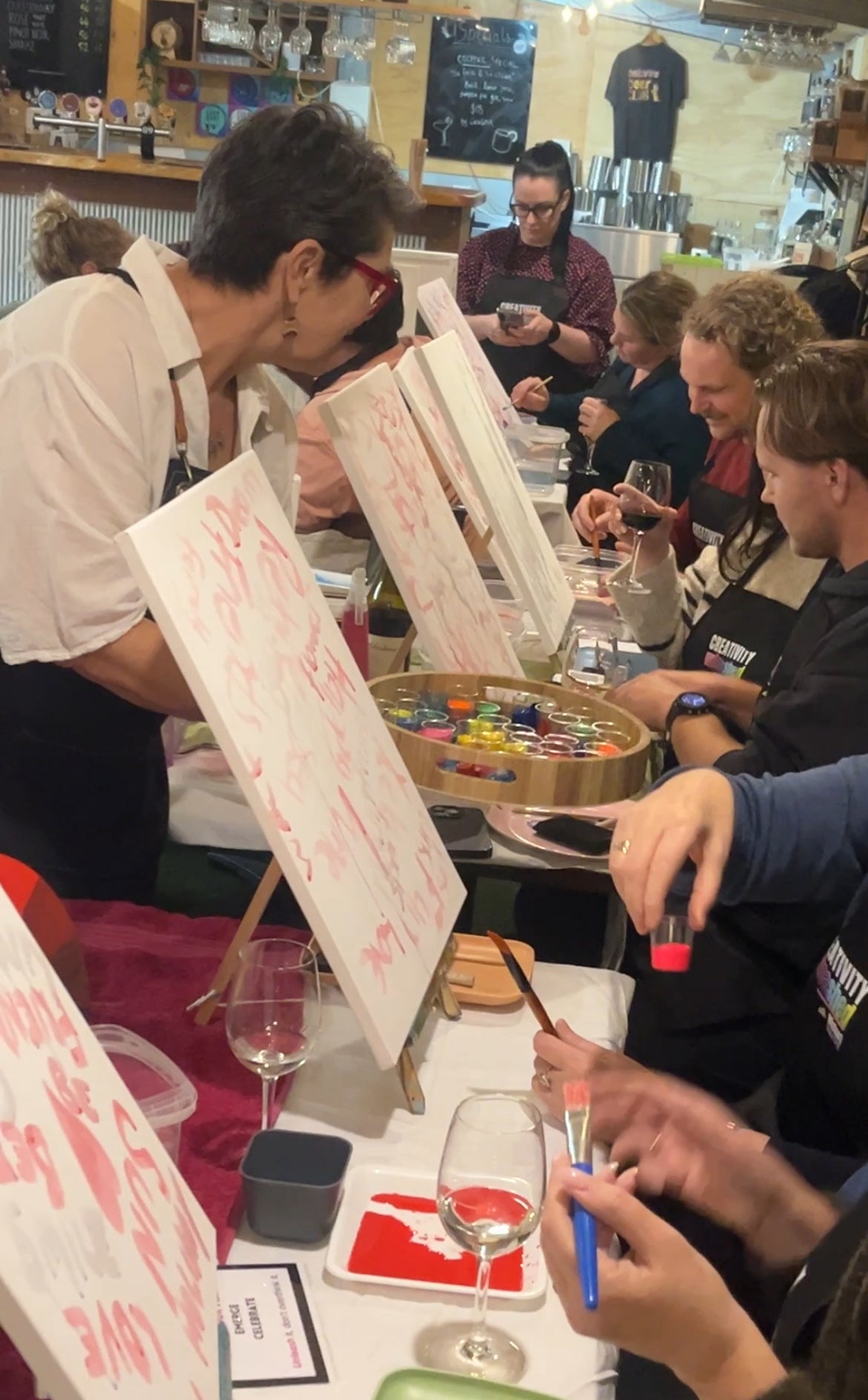 SIP. SPLATTER. Repeat! - Anti-art @FarmDog Brewing, McGlashan's Estate