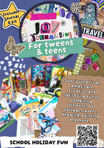9th April- SCHOOL HOLIDAY WORKSHOP⭐️JOY Journalling for teens & tweens- Includes Kit🙌