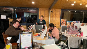 SIP. SPLATTER. Repeat! - Anti-art @FarmDog Brewing, McGlashan's Estate
