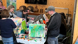 SIP. SPLATTER. Repeat! - Anti-art @FarmDog Brewing, McGlashan's Estate