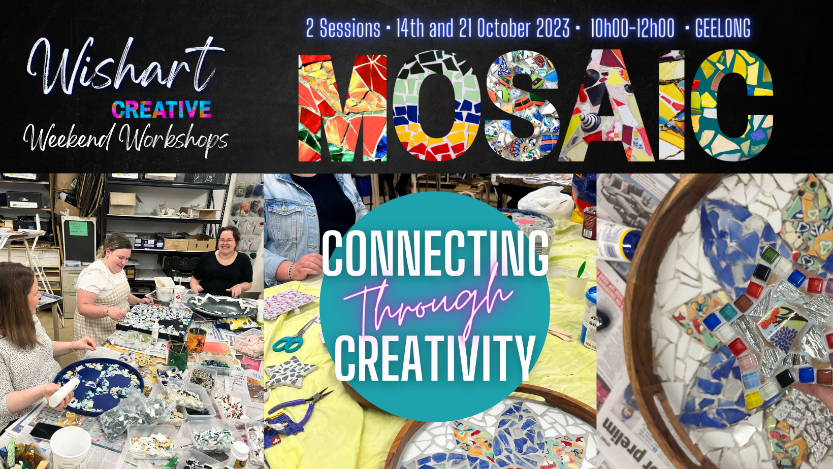 WEEKEND Workshops⭐️ 14th & 21st October⭐️ Mosaic