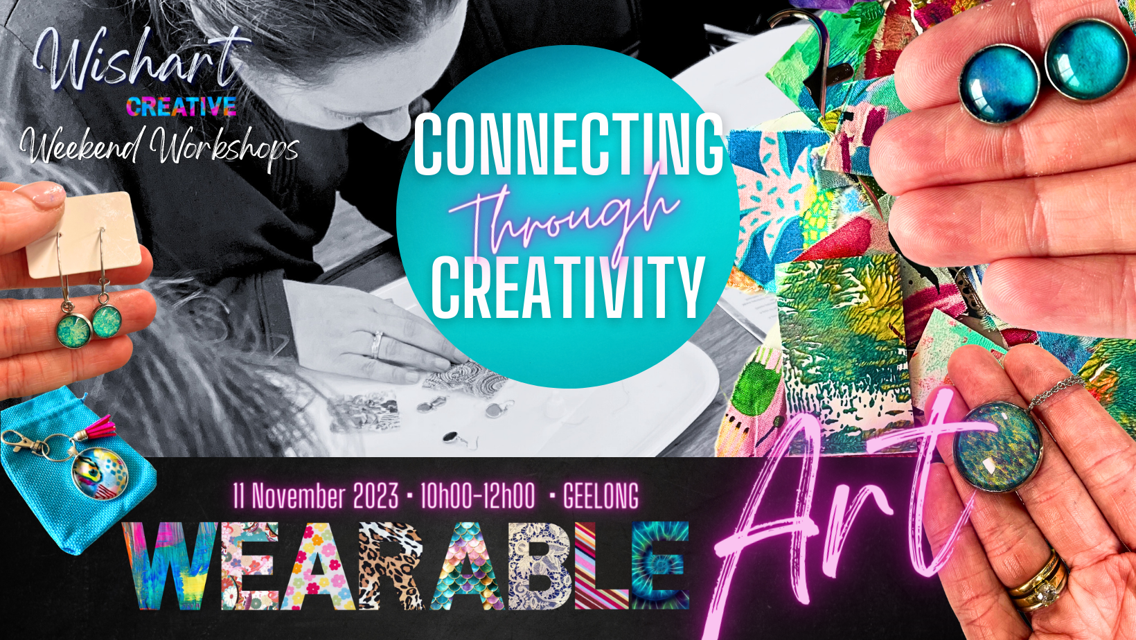 WEEKEND Workshops⭐️11th November⭐️Wearable Art